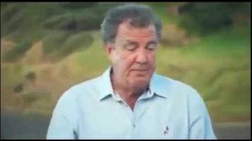 Thumbnail of Jeremy Clarkson standing outdoors with grassy hills behind him, from a Top Gear episode about the fastest rental car in the world.